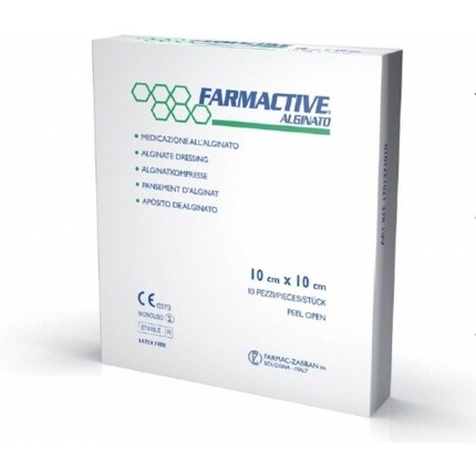 

ФАРМАК-ЗАББАН Фармактив Альгинат 10 х 10 - упаковка из 10 шт. 2367 Farmac-Zabban