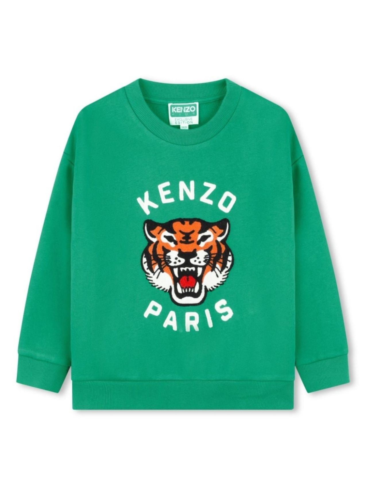 

Kenzo Kids толстовка с графичным принтом, коричневый