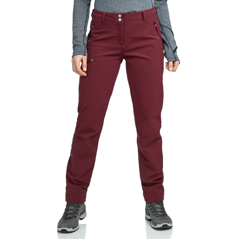 

Брюки-Чулки Аскона теплые л Schöffel, бордовый