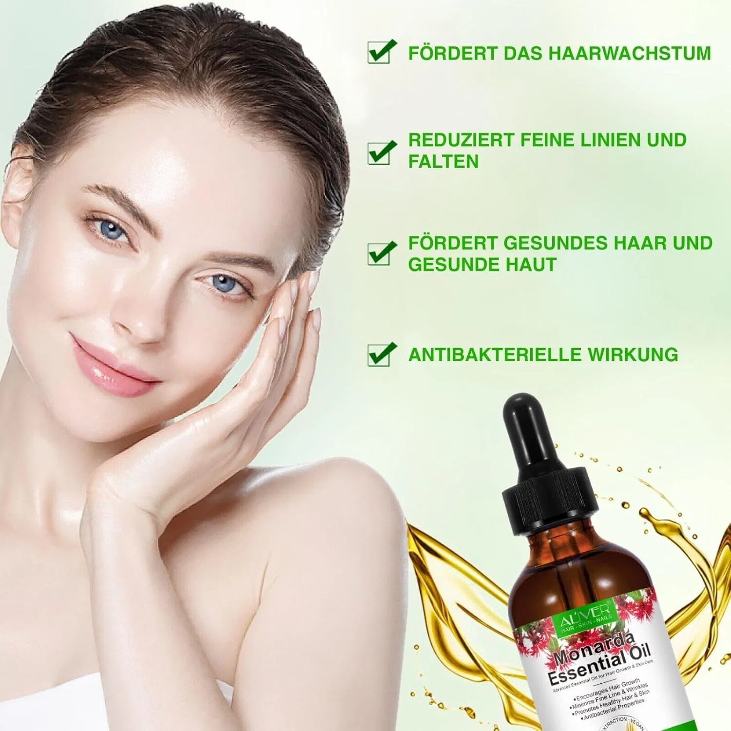 Набор эфирных масел P-Beauty 3 x 60 мл: для волос, кожи и ресниц P-Beauty Cosmetic Accessories, 3 X 60 Ml — фото 2