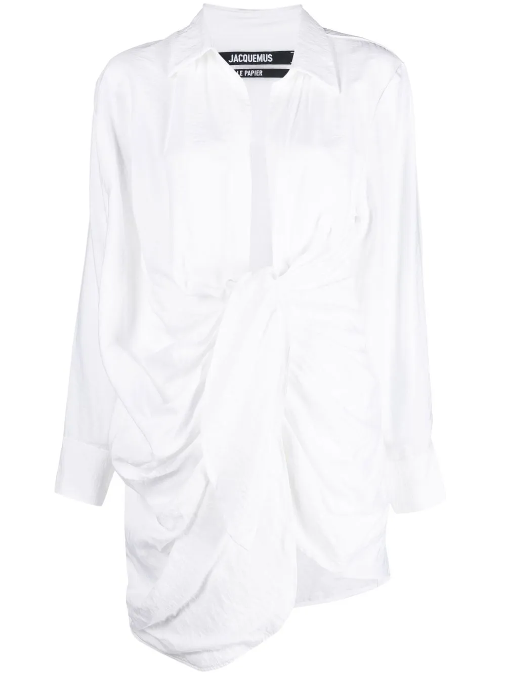 

Платье мини La Robe Bahia с драпировкой JACQUEMUS, белый