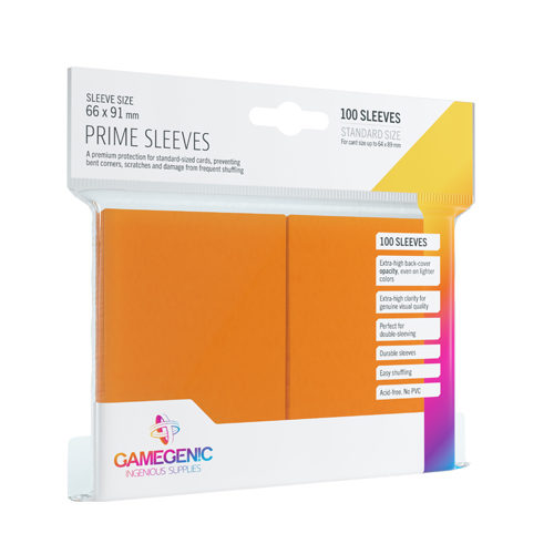 

Чехол для карточек Gamegenic Prime Sleeves Orange (100 Ct.) Gamegenic