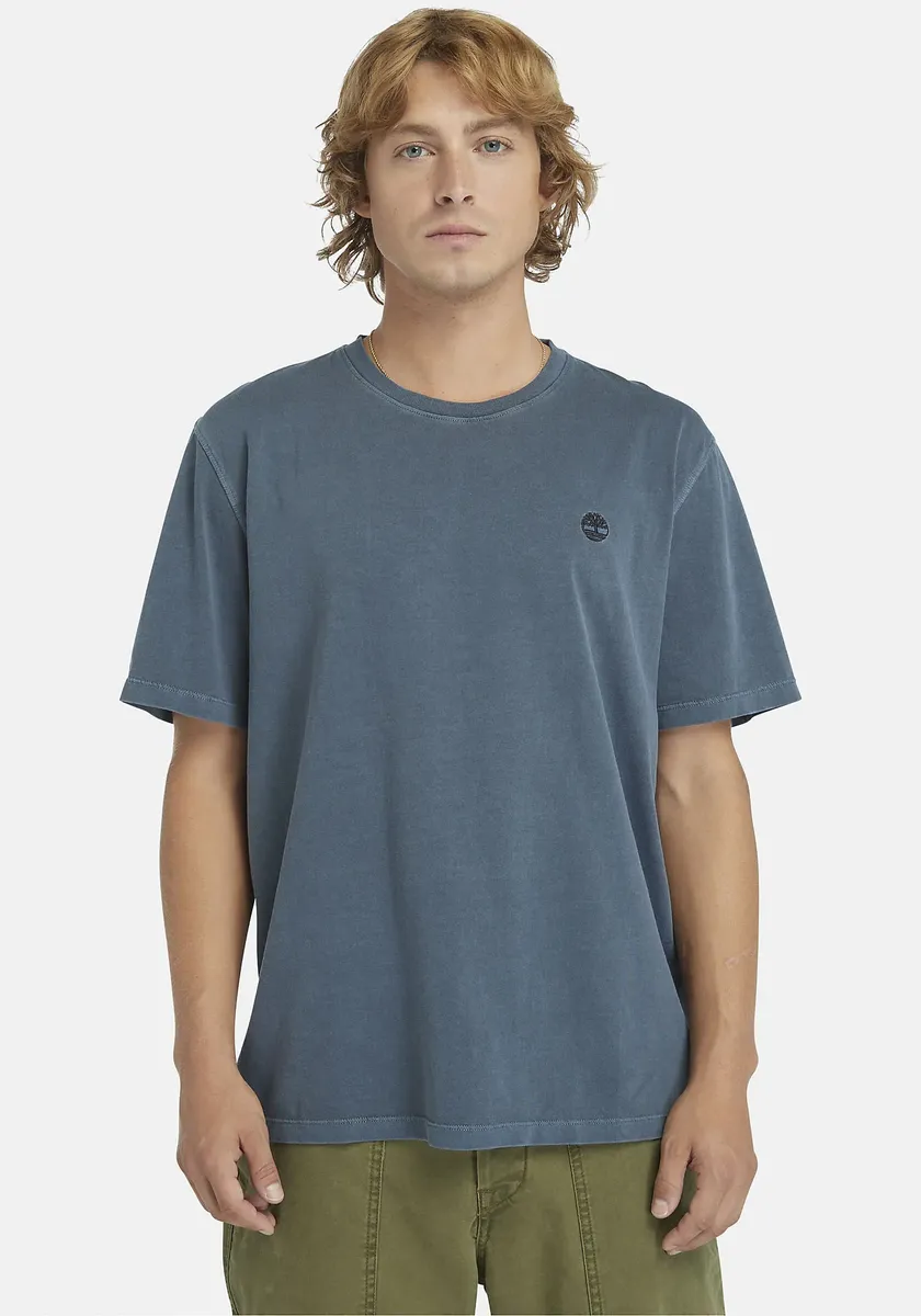 

Футболка Timberland "DUNSTAN Garment Dye с коротким рукавом", цвет Dark Sapphire