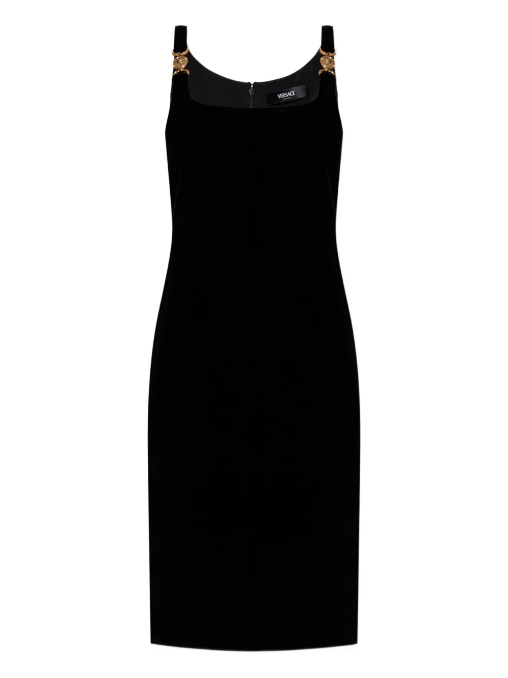 

Мини-платье с украшением в виде Медузы Versace, черный