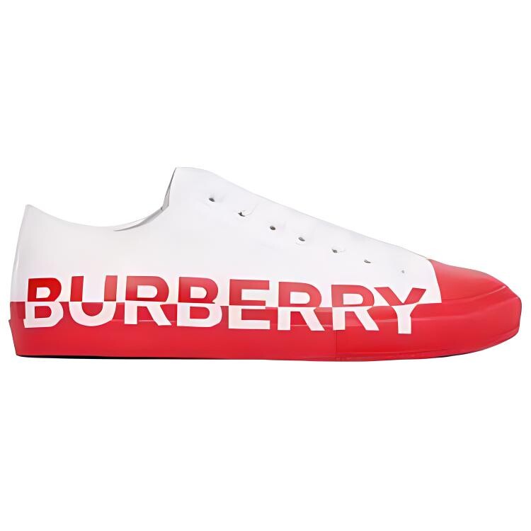 Кроссовки Burberry Skateboarding, белый / красный — фото 2