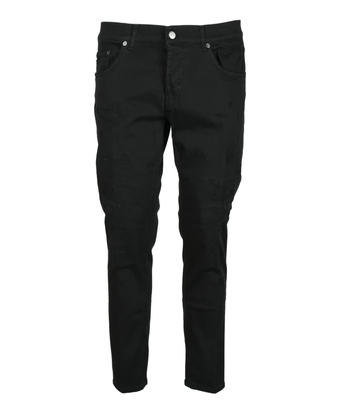 

Стильные джинсы с застежкой на пуговицы. Dondup, черный