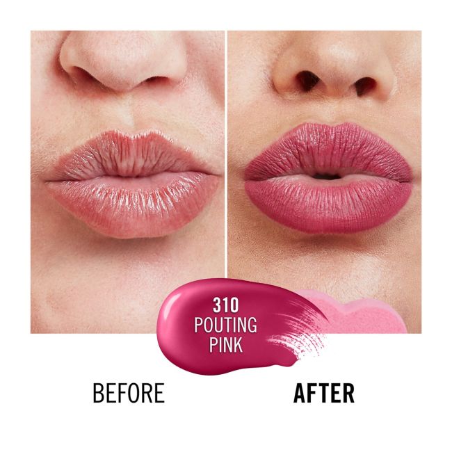 Стойкая жидкая помада Provocalips Rimmel, цвет 310 pouting pink, 2,3 мл + 1,6 мл — фото 2