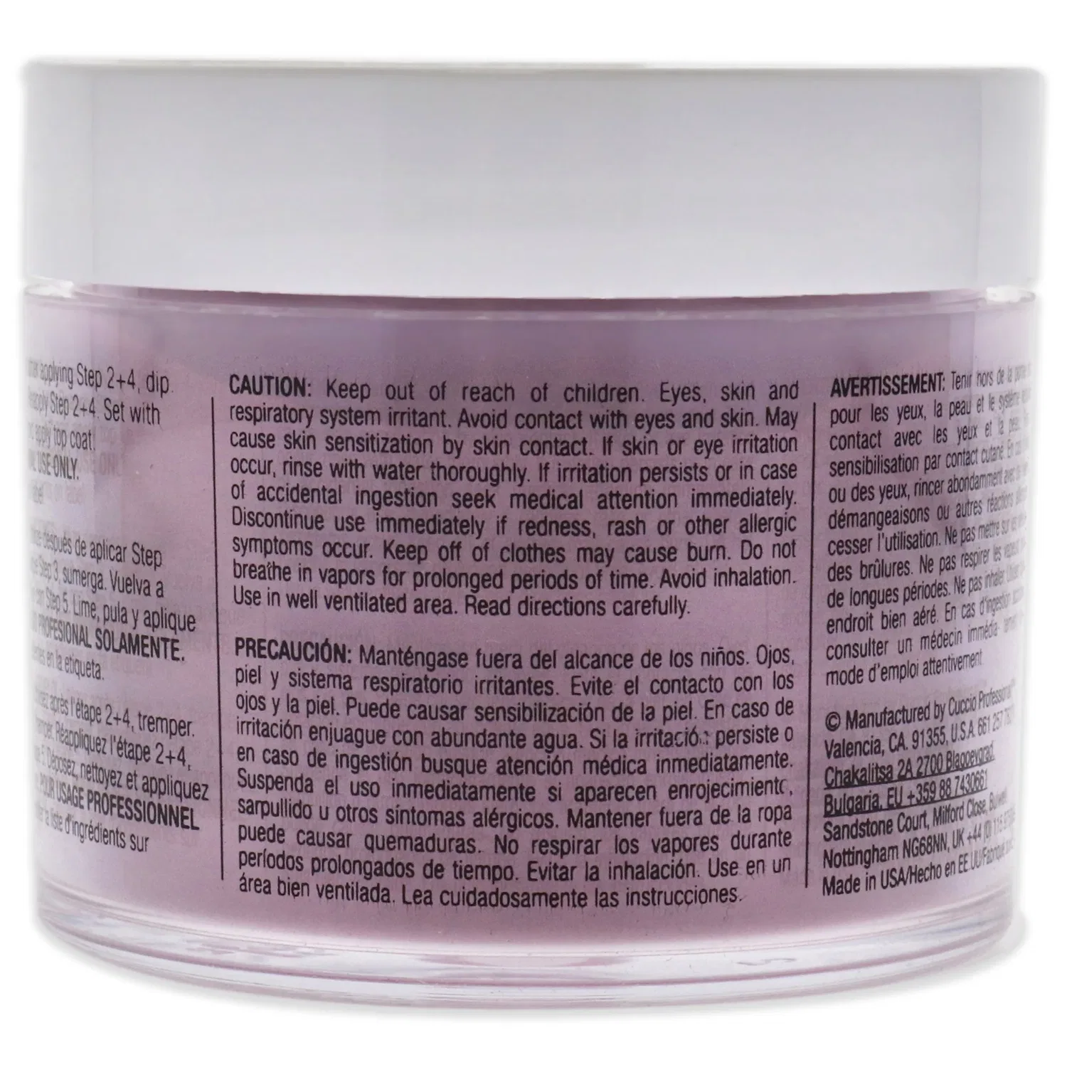 Система для наращивания ногтей Pro Powder Polish Nail Colour Dip System - I Desire от Cuccio Colour для женщин - 1,6 унции (47 г) пудры для ногтей, розовый — фото 2