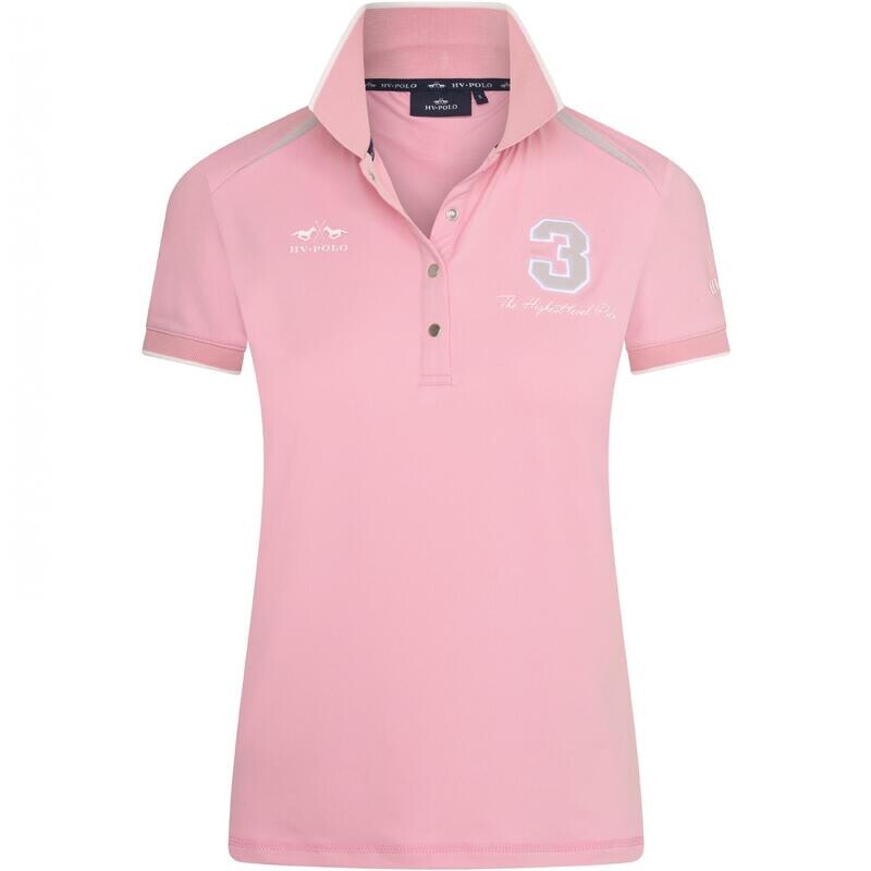 

Рубашка поло женская Favorititas Tech Happy розовая HV POLO, цвет rosa