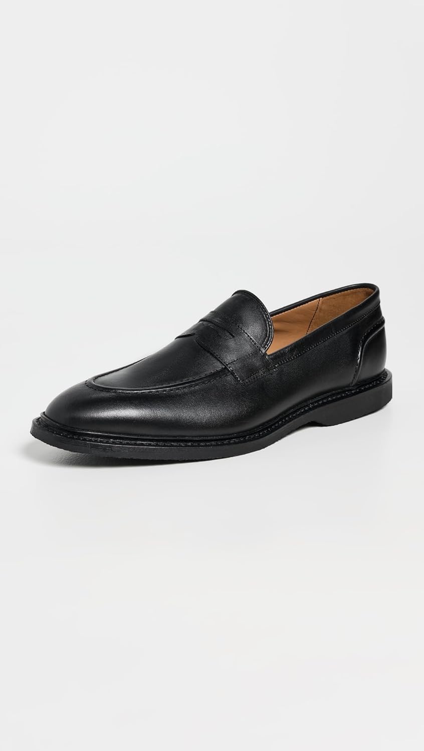 Мужские лоферы Allen Edmonds Rand Verse из кожи, черный — фото 2