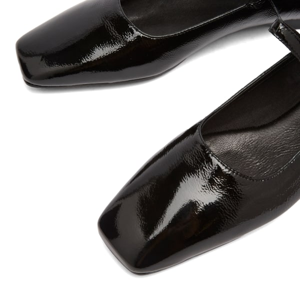 Кожаные балетки Delia с квадратным носком Vagabond Shoemakers, черный — фото 4