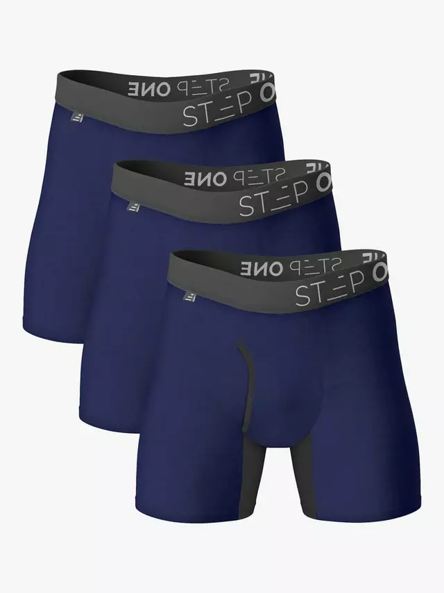 

Боксеры Step One Bamboo 3 шт, цвет ahoy/sailor