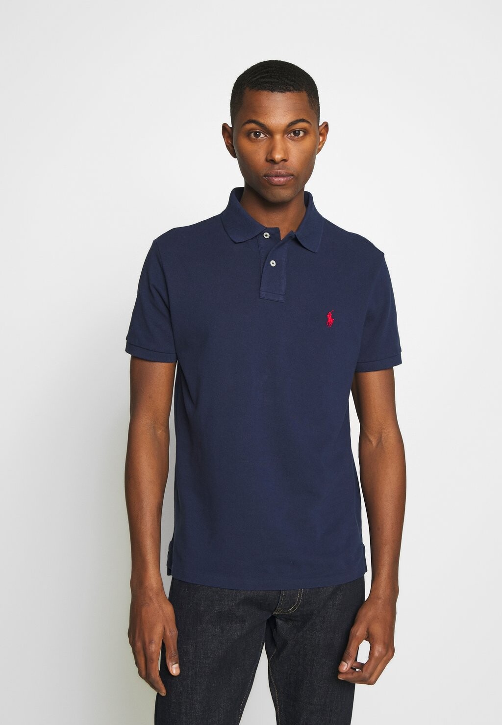 

Рубашка-поло CUSTOM SLIM FIT Polo Ralph Lauren, темно-синий Ньюпорт