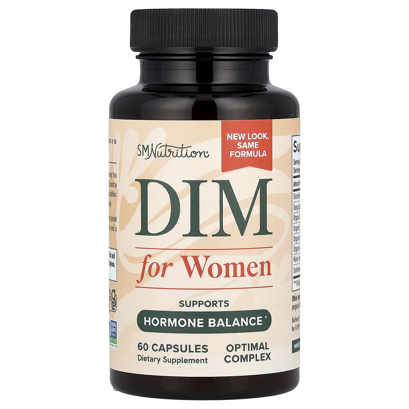

SMNutrition, DIM для женщин, 60 капсул