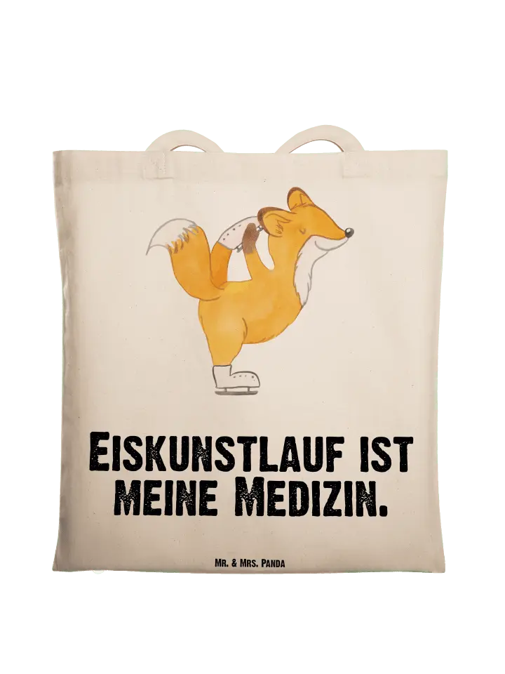 

Сумка для переноски Mr & Mrs Panda Fuchs Eiskunstläufer, кремовый