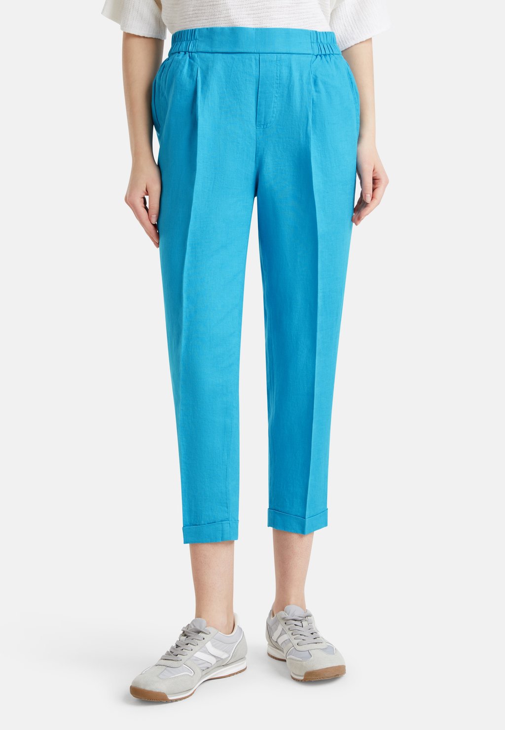 

Брюки CROPPED United Colors of Benetton, синий