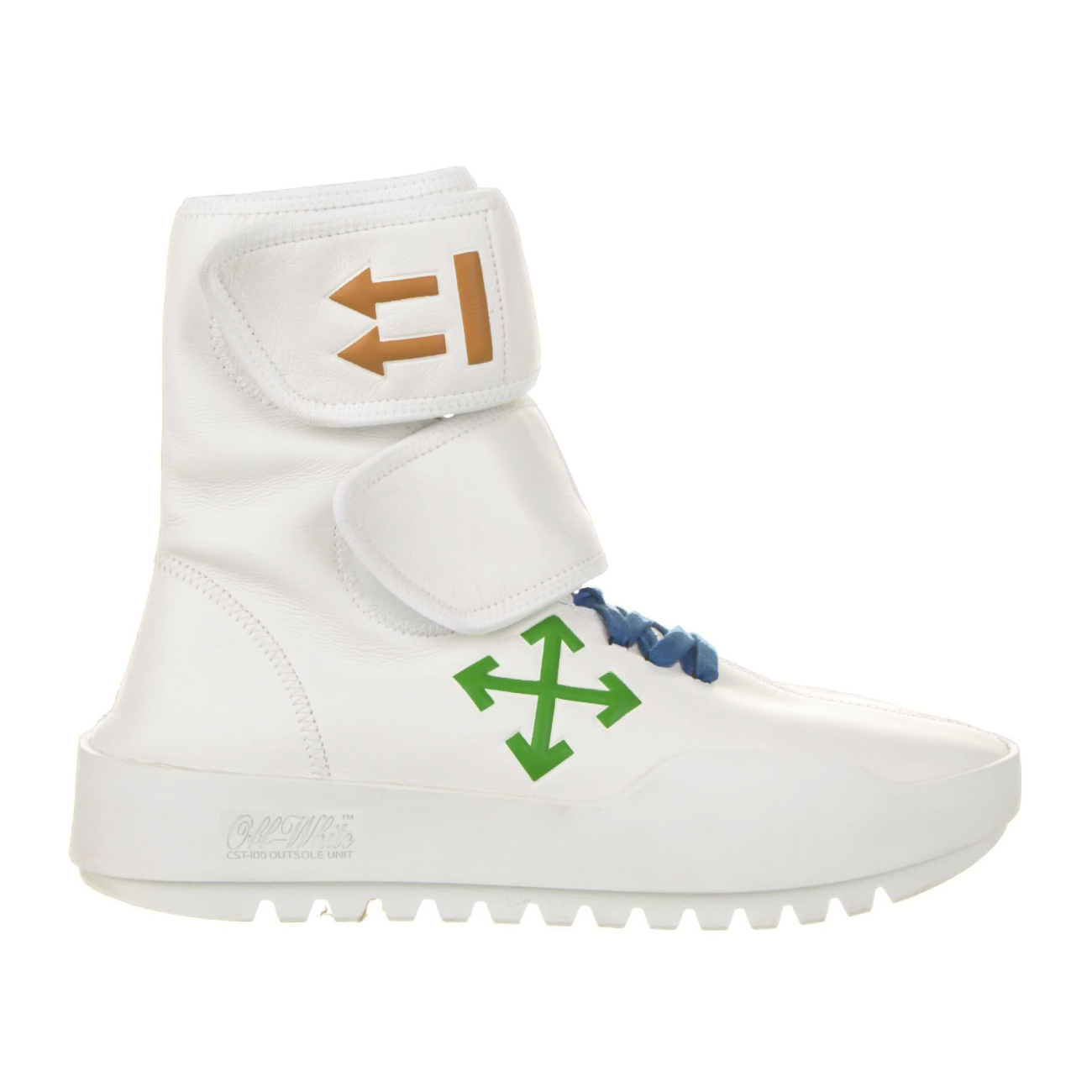 

Белые полиуретановые мужские кроссовки Off-White