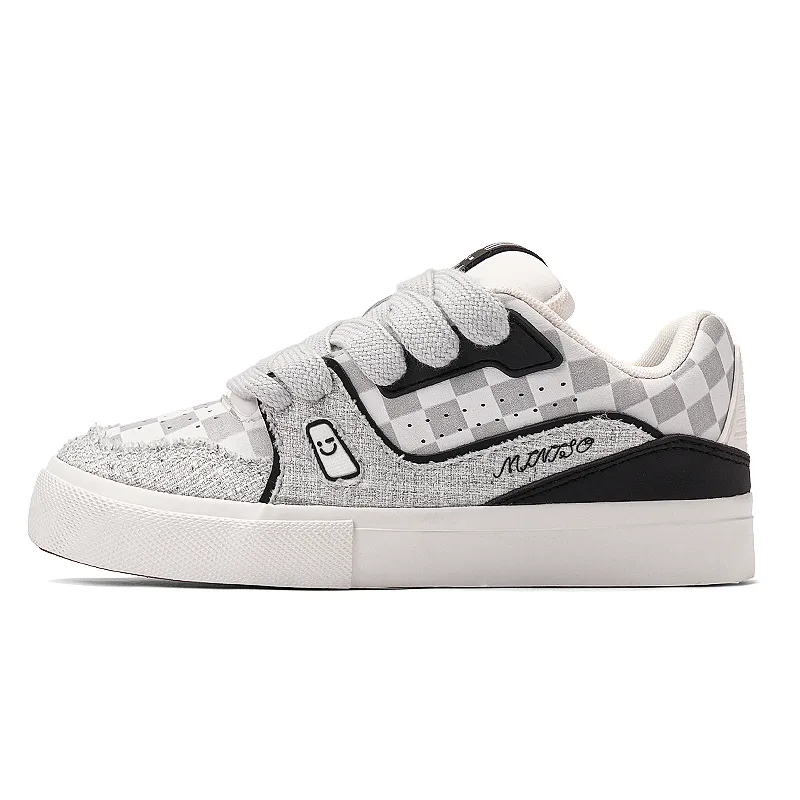Кроссовки Low Top Skateboard Unisex MINISO, cashews черный (height-enhanced version) — фото 3
