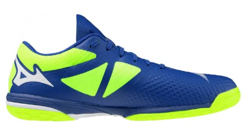 Унисекс кроссовки для настольного тенниса «Wave Drive EL2» от Mizuno, (12) Blue X Yellow — фото 2
