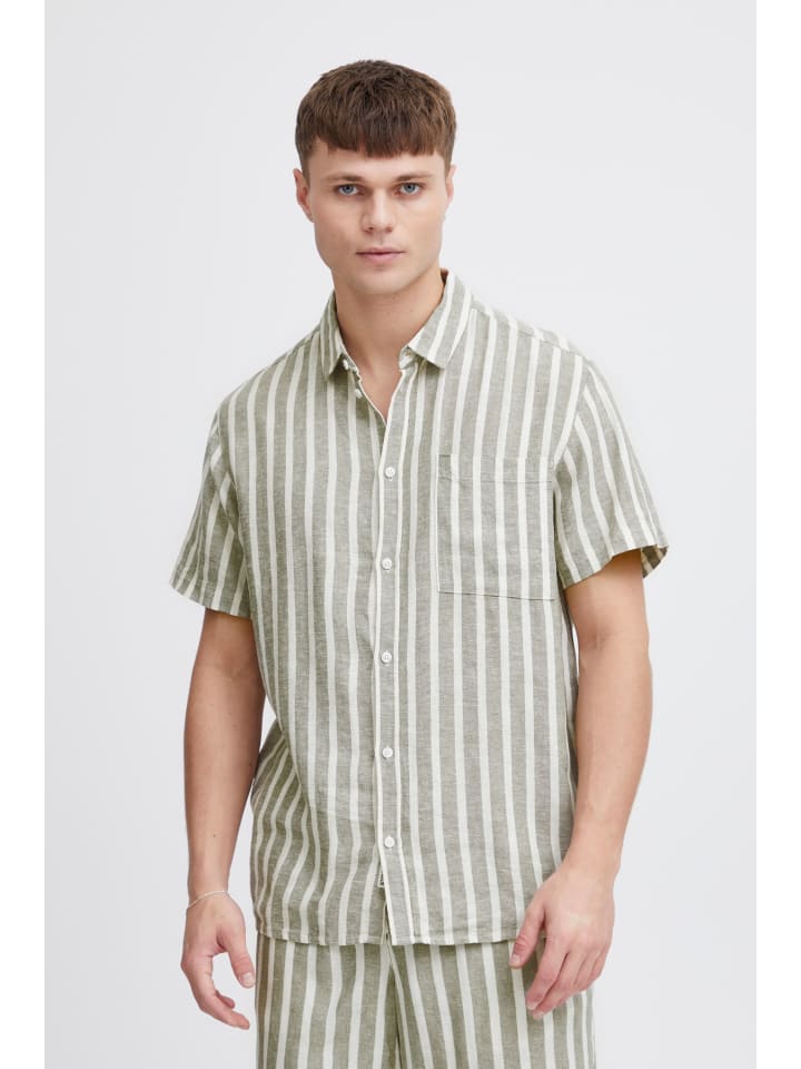 

Рубашка с короткими рукавами SDFried зеленого цвета !SOLID