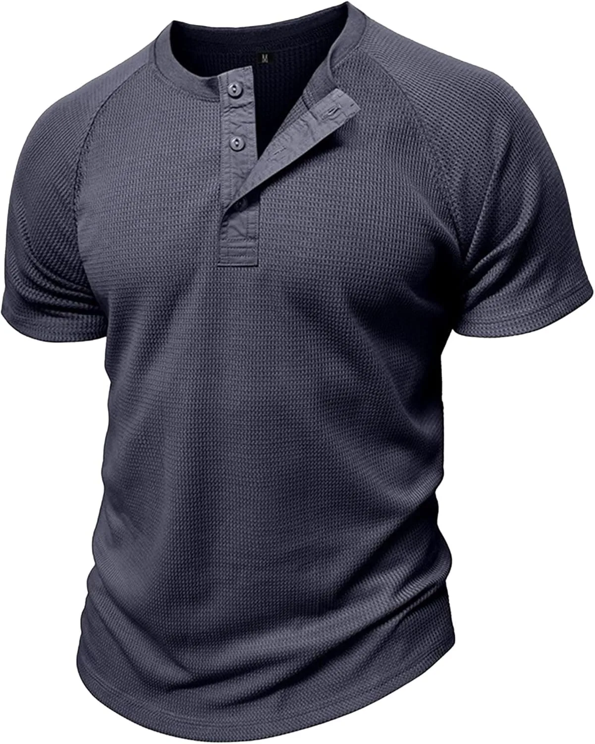 

Мужская футболка хенли с коротким рукавом DGHM-JLMY