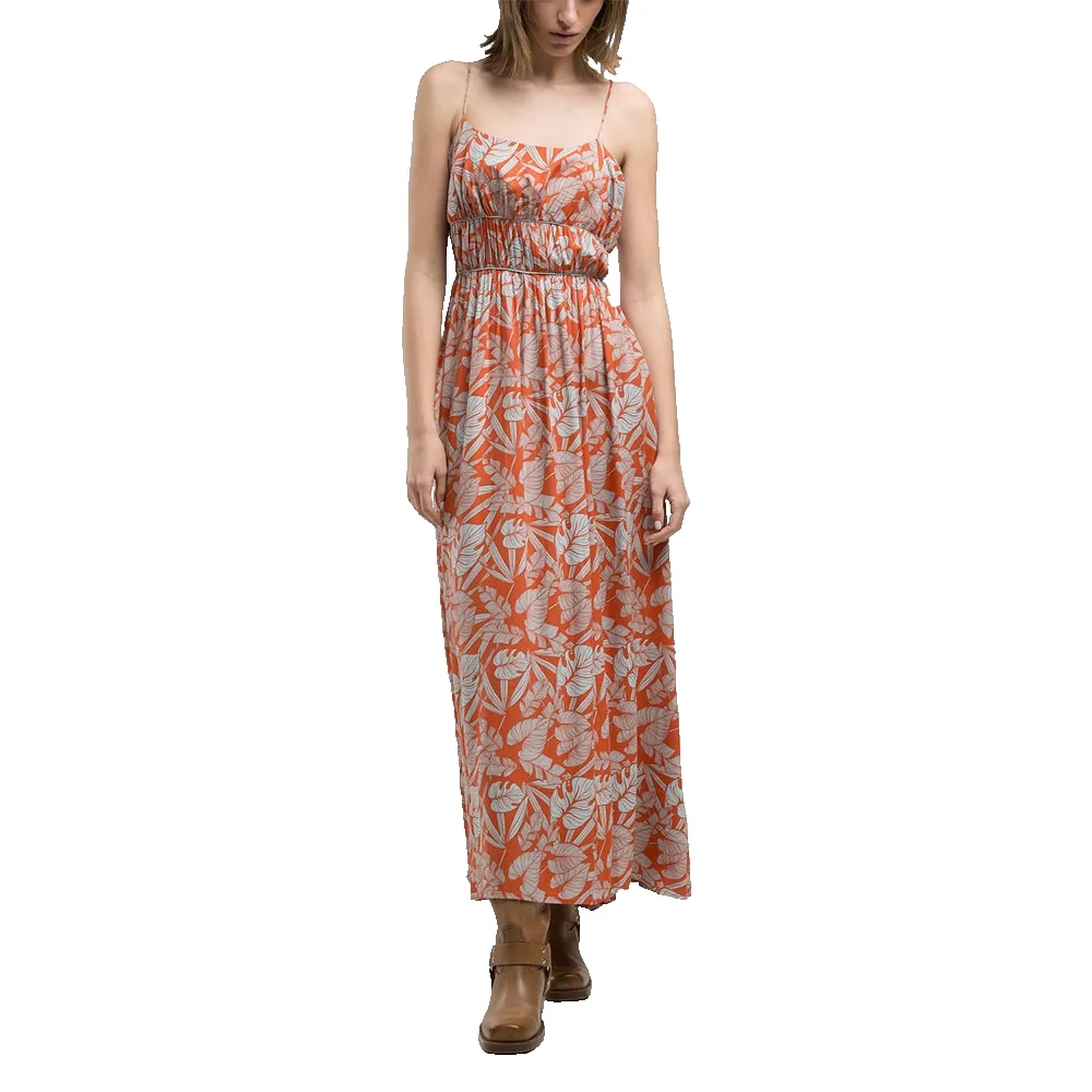 

Платье Replay W9168.000.75014 sleeveless long, оранжевый