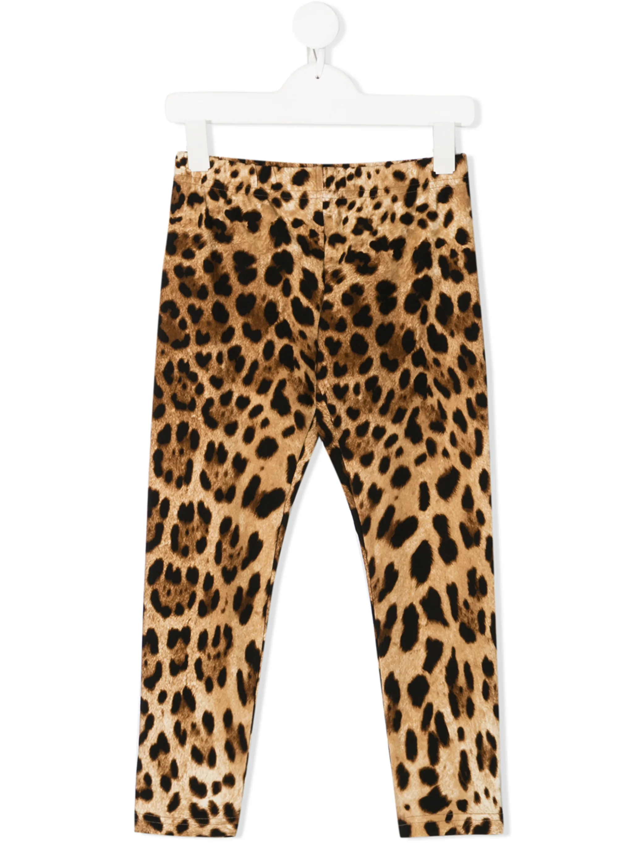 

Леггинсы с леопардовым принтом Dolce & Gabbana Kids, коричневый