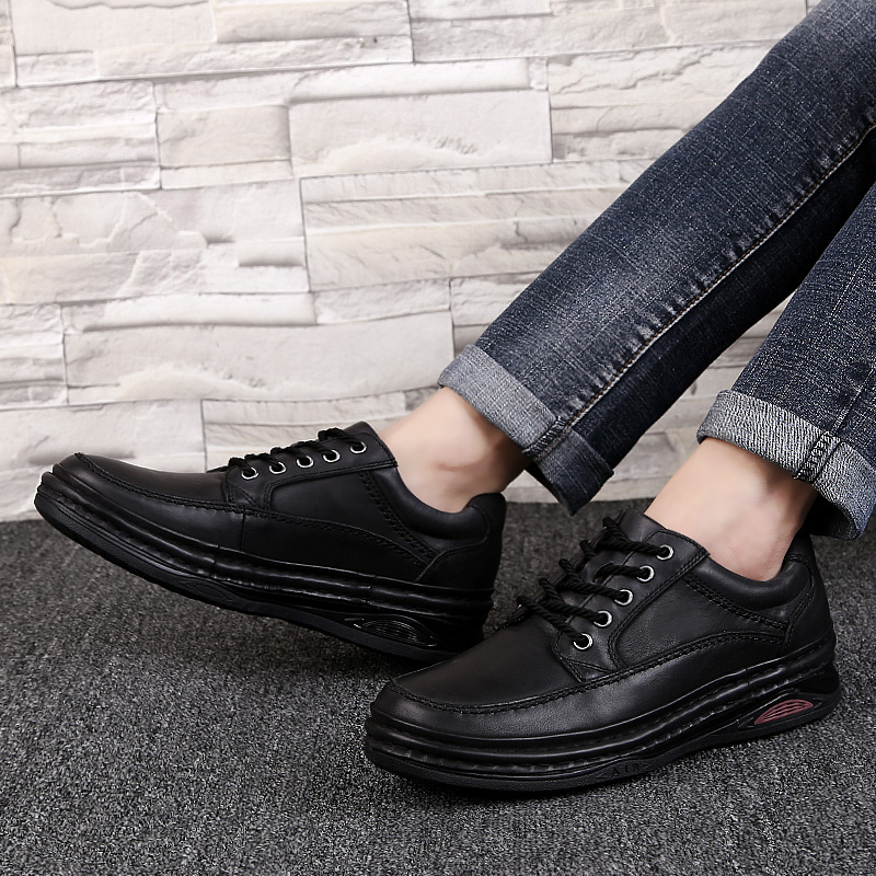 BAGE Мужские повседневные кроссовки Low Top черные, цвет Black — фото 3