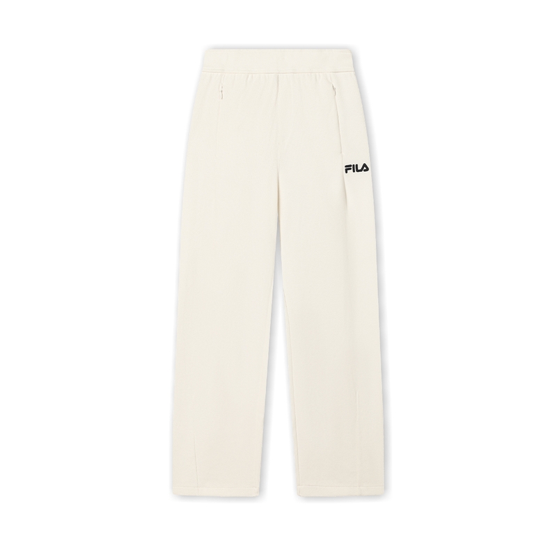 

FILA Трикотажные спортивные брюки женские цвета слоновой кости