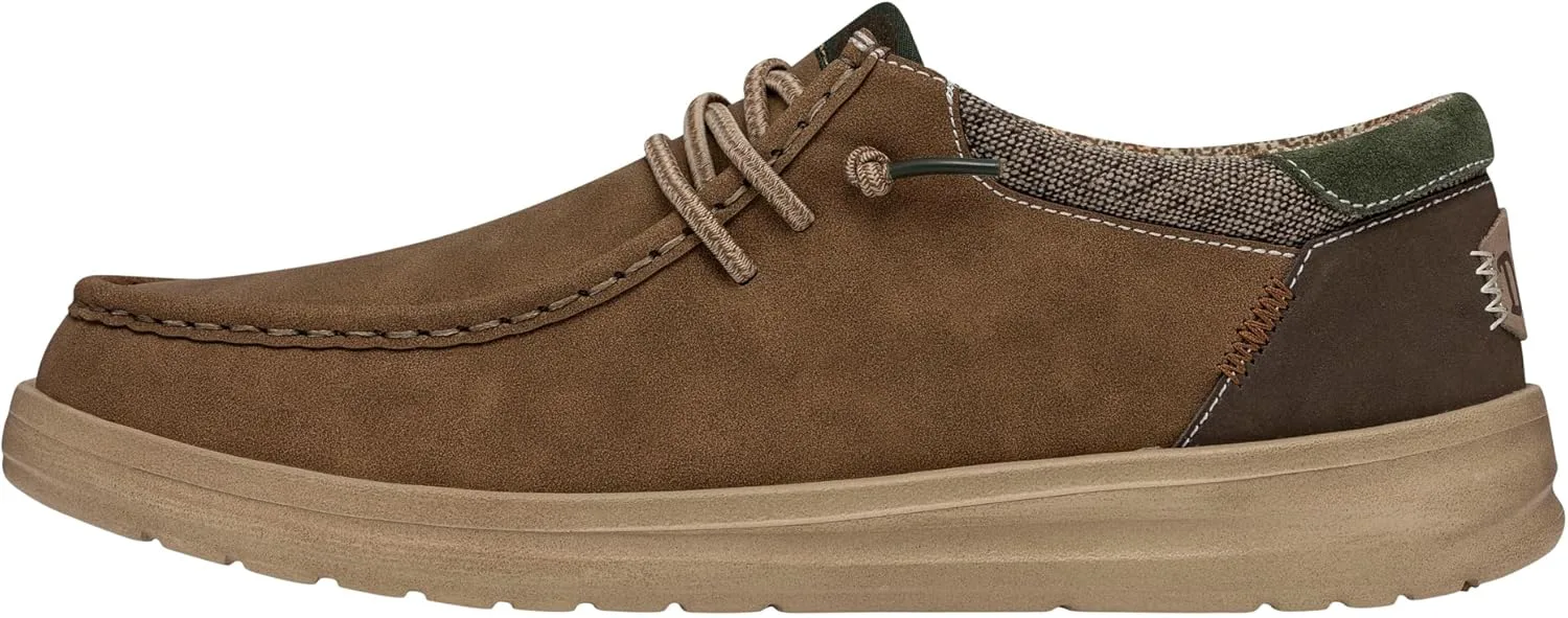 Мужские туфли HEYDUDE Paul Washed Doeskin Tan