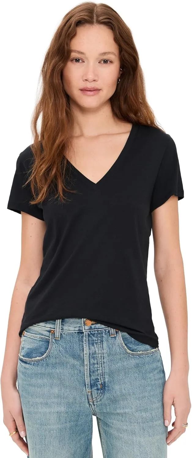 

Vince Essential V-образный вырез футболка