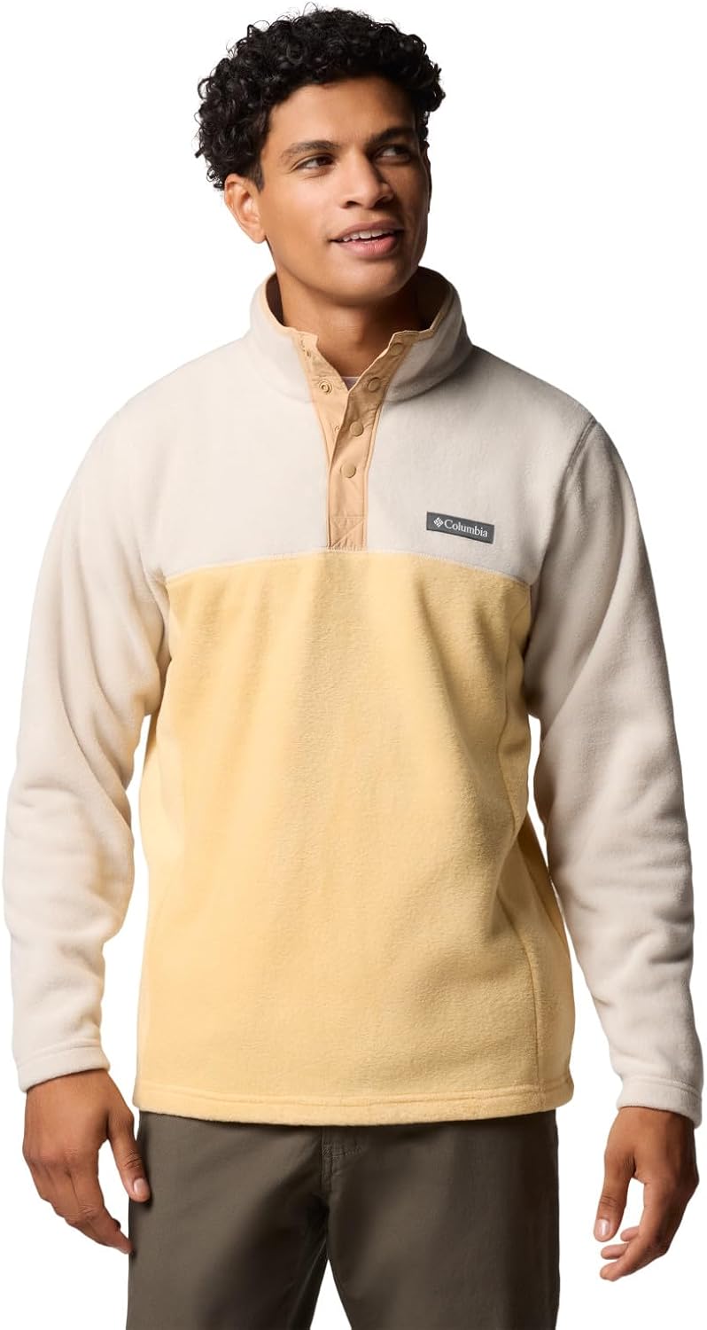 

Columbia мужская куртка Steens Mountain Half Snap, Sand Dune/Dark Stone 2024