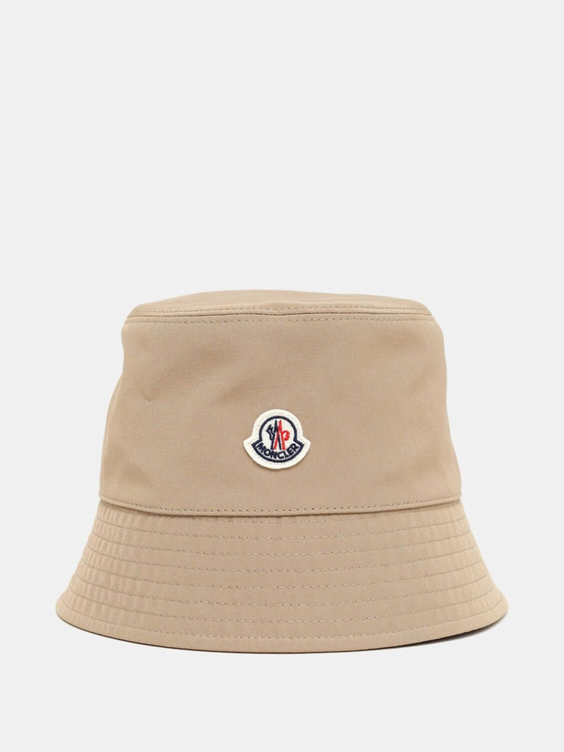 

Панама с нашивкой-логотипом Moncler, нейтральный цвет