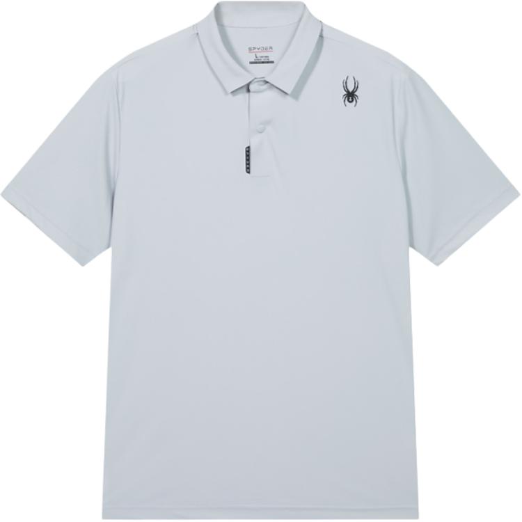 

Футболка-поло SS23 тренировочная мужская Tech Gray SPYDER, серый