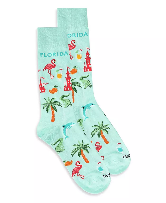 

Мужские носки Destination Rayon из бамбука с оригинальным рисунком MeMoi, зеленый