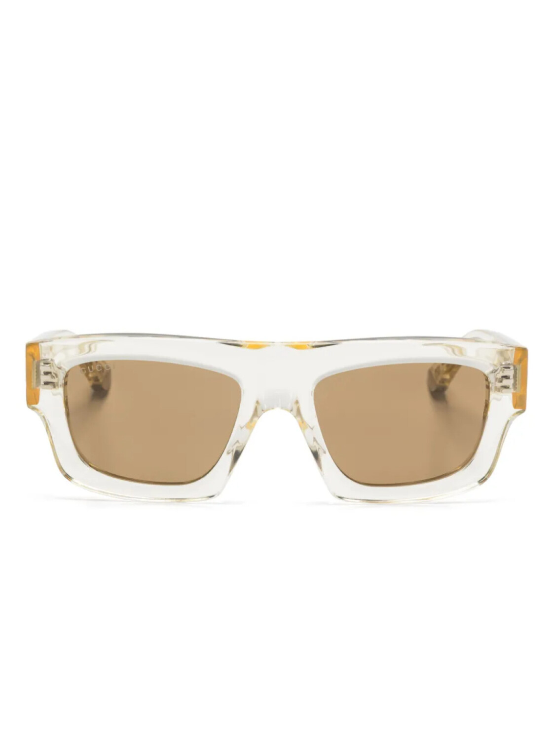 

Солнцезащитные очки Gucci Eyewear в квадратной оправе, желтый