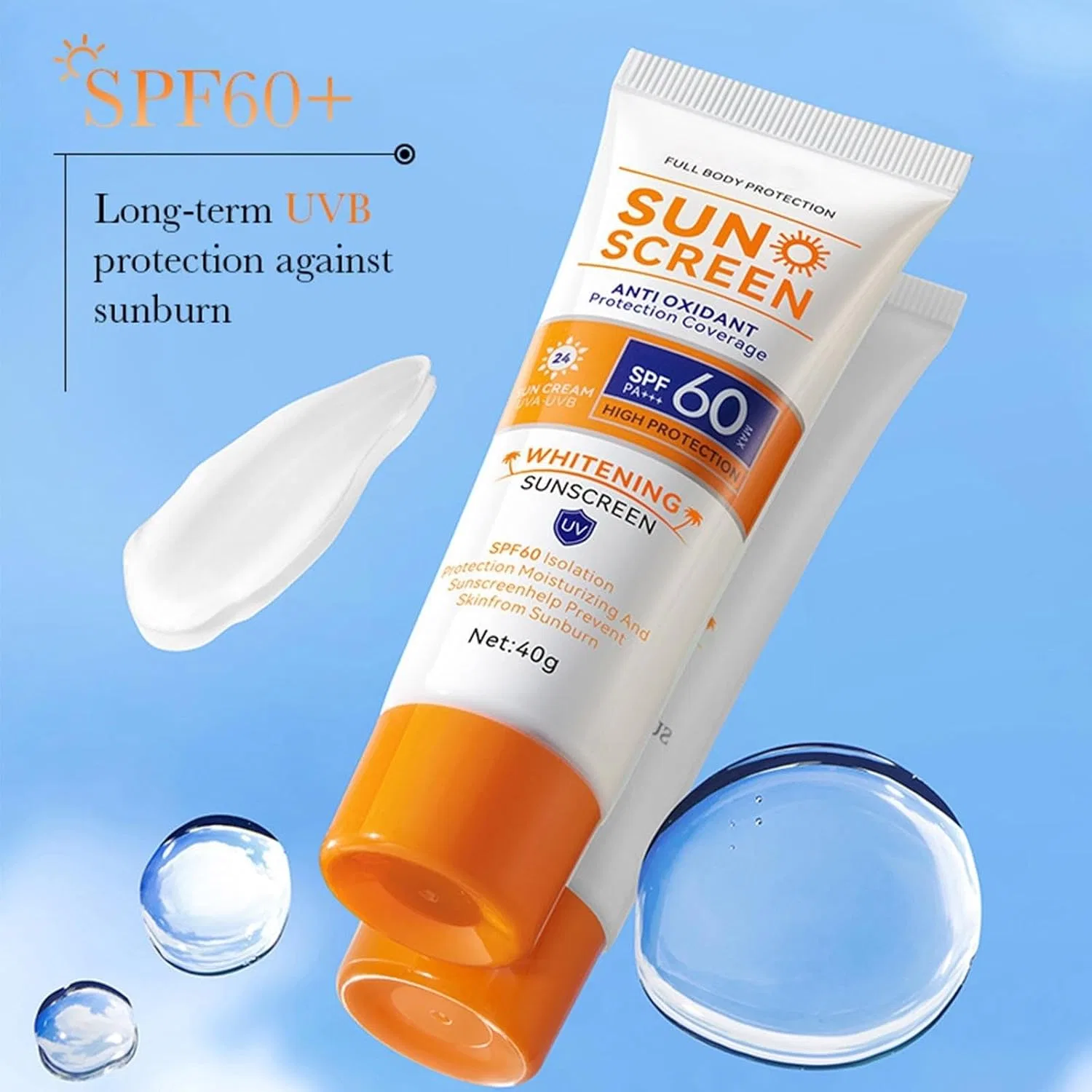 Солнцезащитный стик SPF60+ CeraVe, 40 г, оранжевый — фото 3