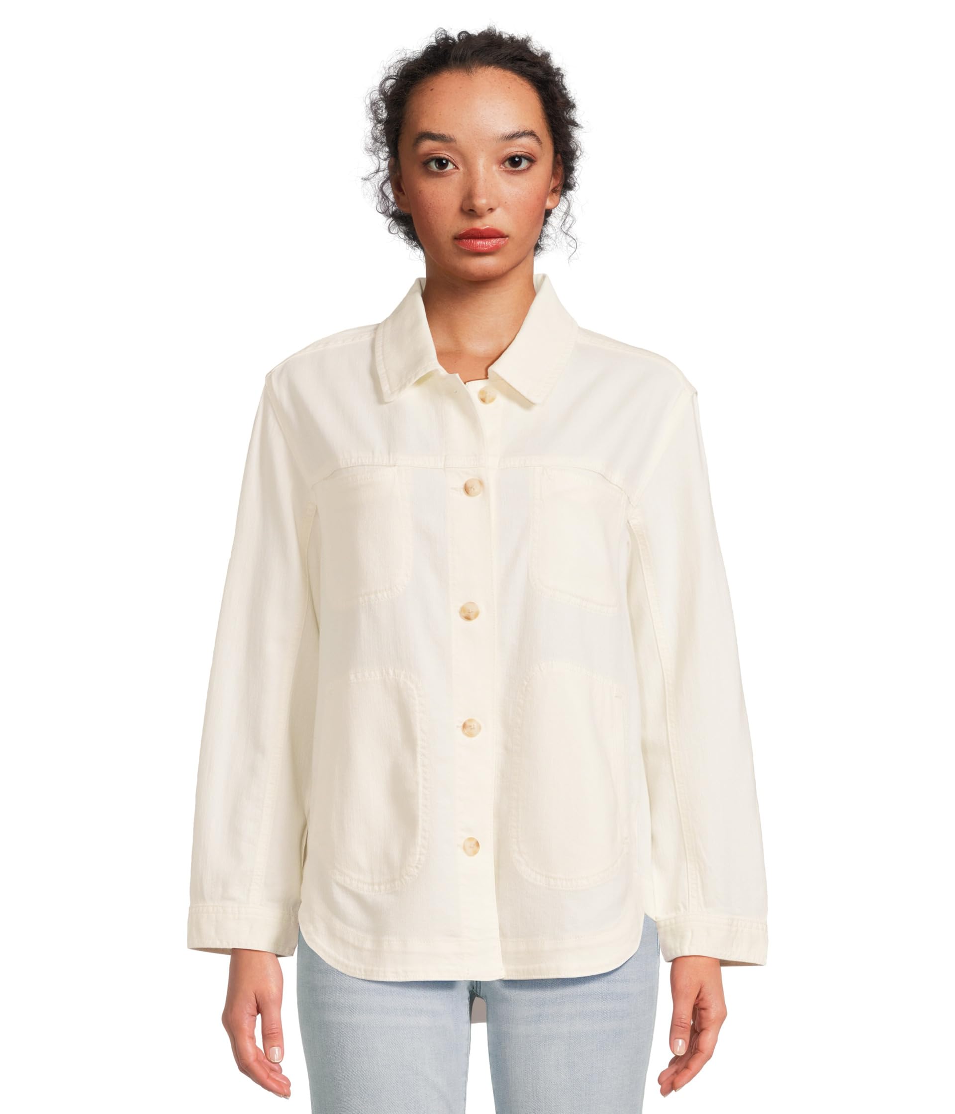 

Куртка Liverpool Los Angeles Shirt Jacket Lofty Soft Denim, цвет Whipped Cream