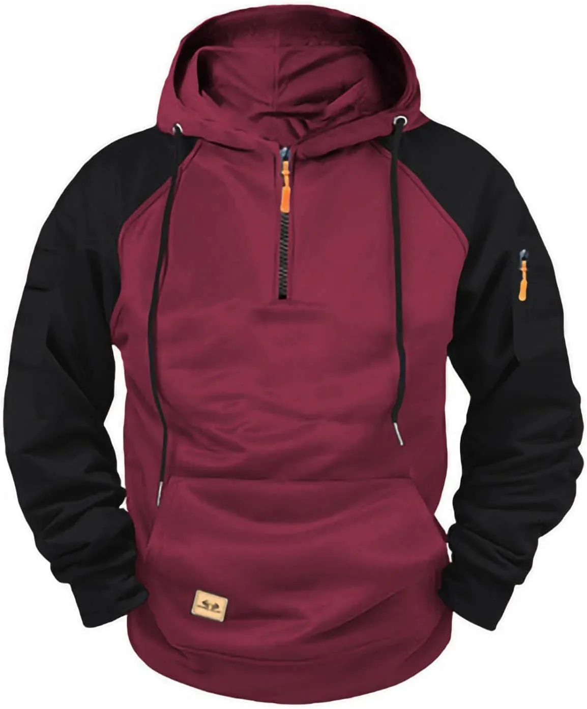 

Толстовка с капюшоном Big and Tall для мужчин, на молнии, тактическая, с карманами