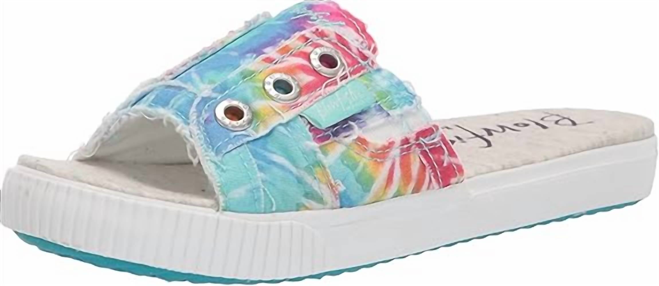 Женские сникерсы-сандалии Fresco в стиле хиппи с принтом тай-дай BLOWFISH, Hippie Tie Dye