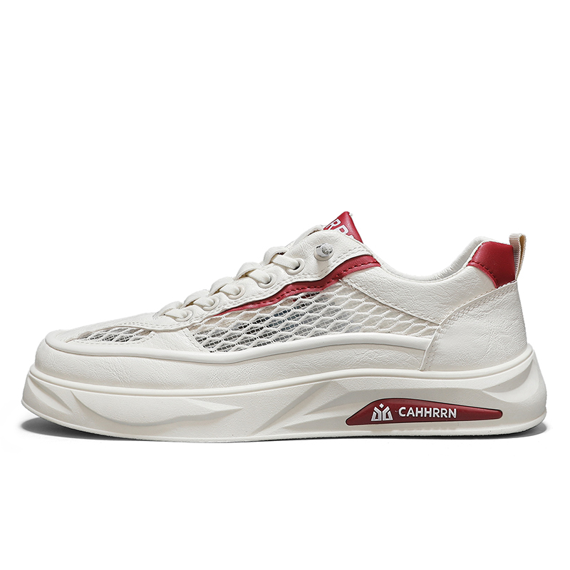 

Мужские кроссовки для скейтбординга с амортизацией и дышащими свойствами BOLE, Beige Red