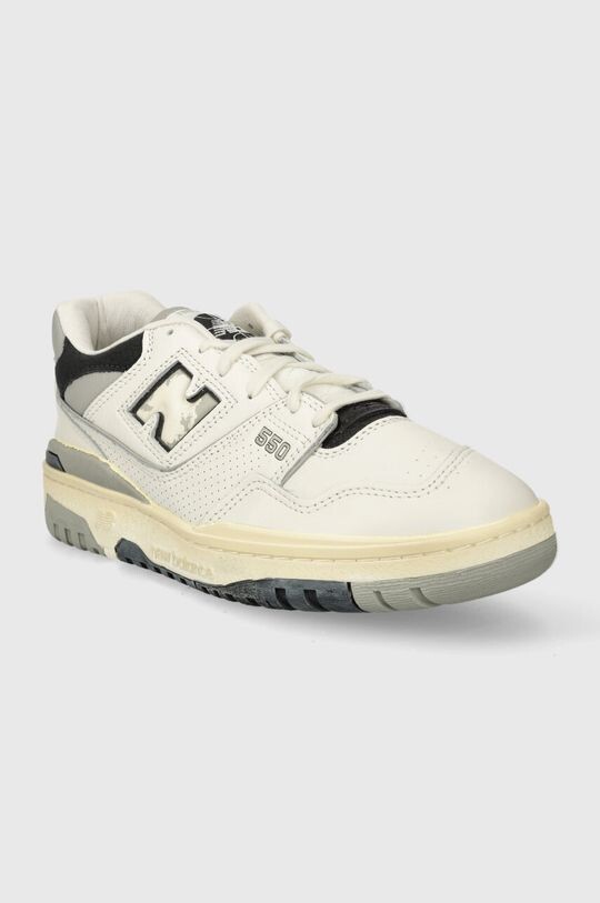 Кожаные кроссовки New Balance, белый — фото 2