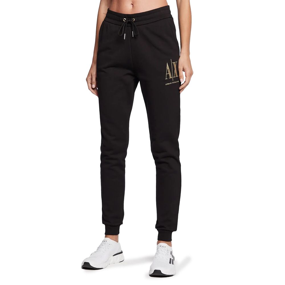 

Черные хлопковые джинсы и брюки Armani Exchange