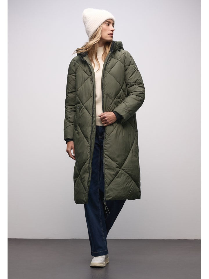 

Street One Зимняя куртка зеленого цвета