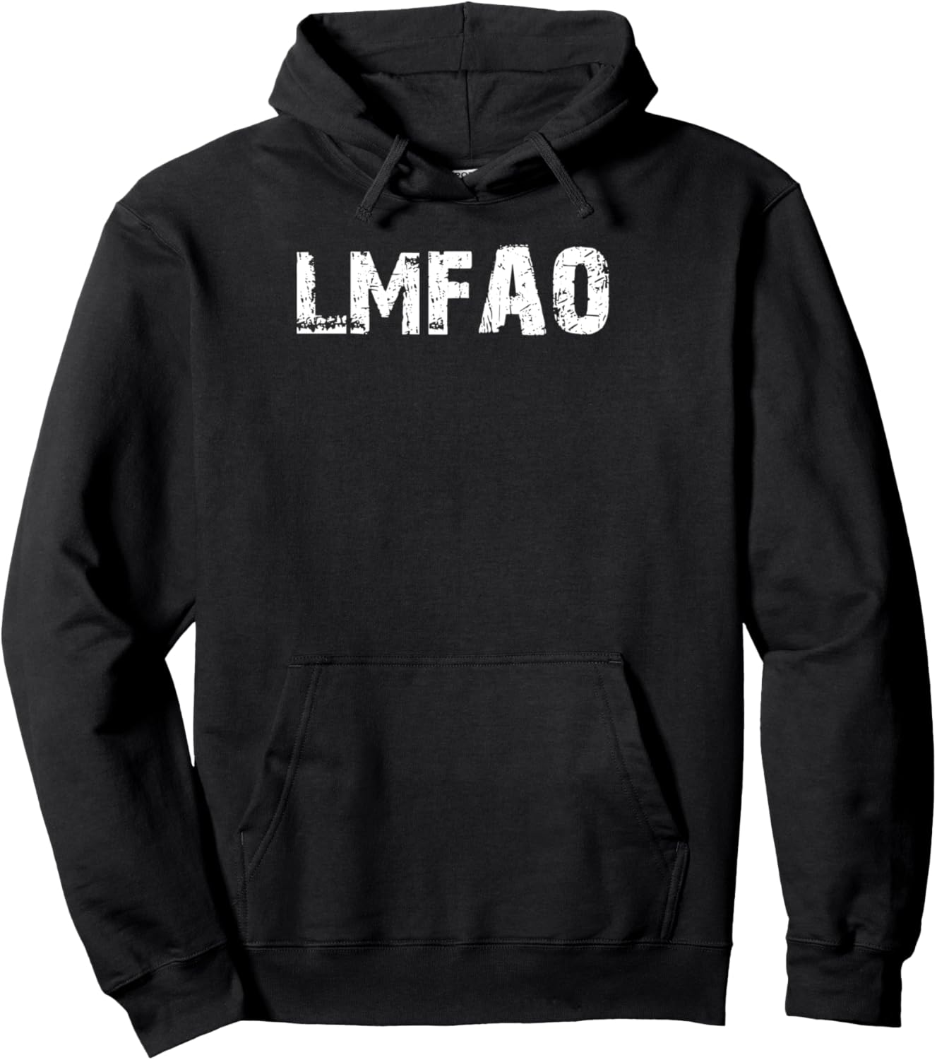 

LMFAO Забавная олдскульная толстовка Buy Cool Shirts, черный