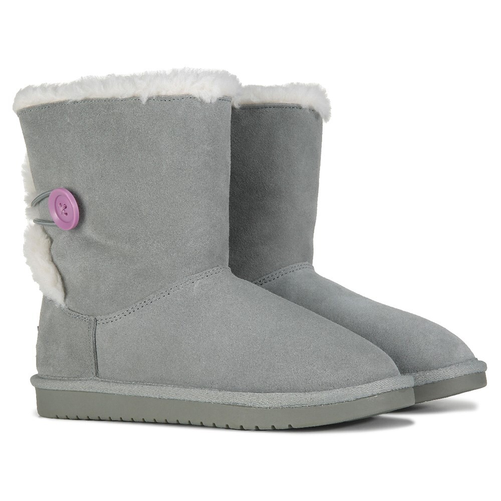 

Детские короткие ботинки Nalie Button Little/Big Kid Koolaburra By Ugg, серый