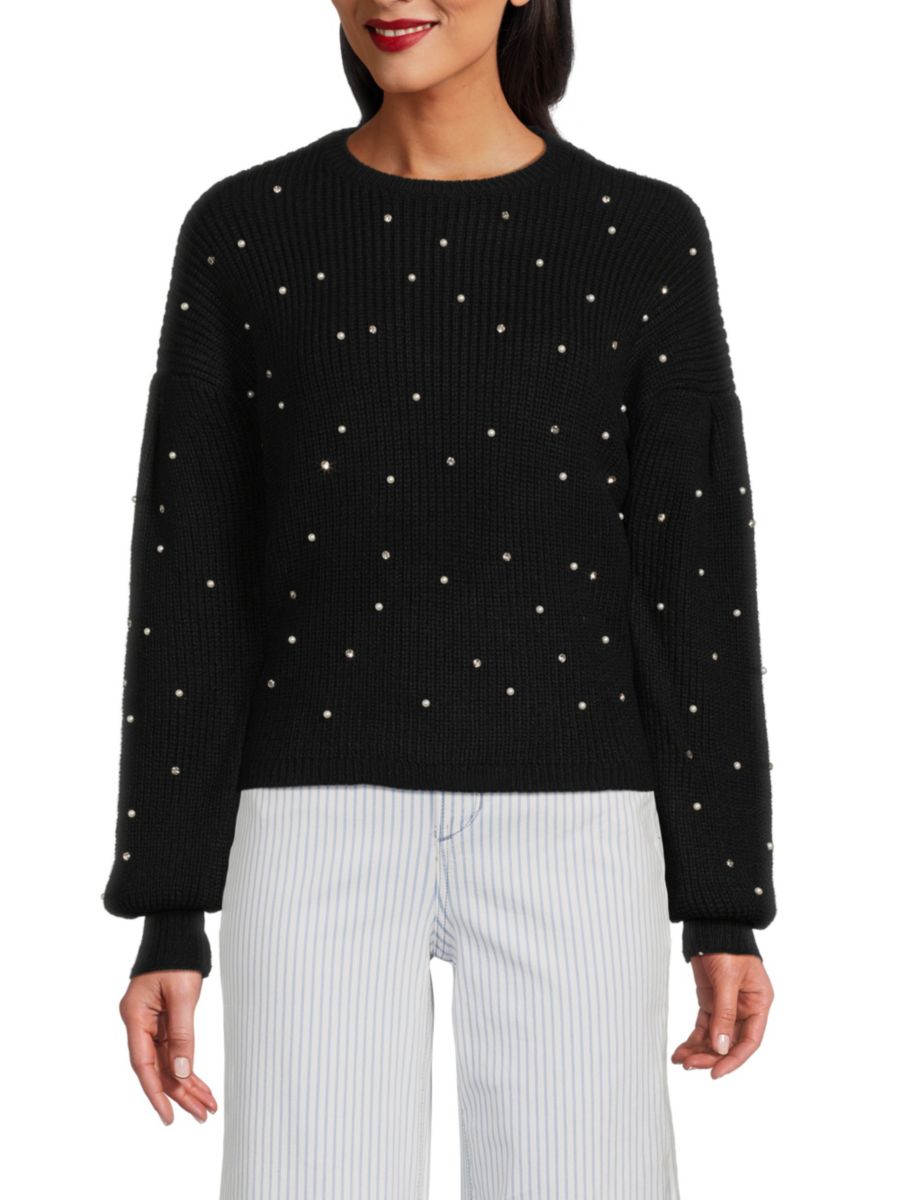 

Украшенный свитер Niri RD style, черный