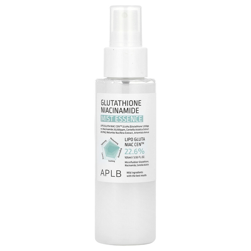 

APLB, Glutathione Niacinamide, Mist Essence, 3.55 fl oz (105 ml)