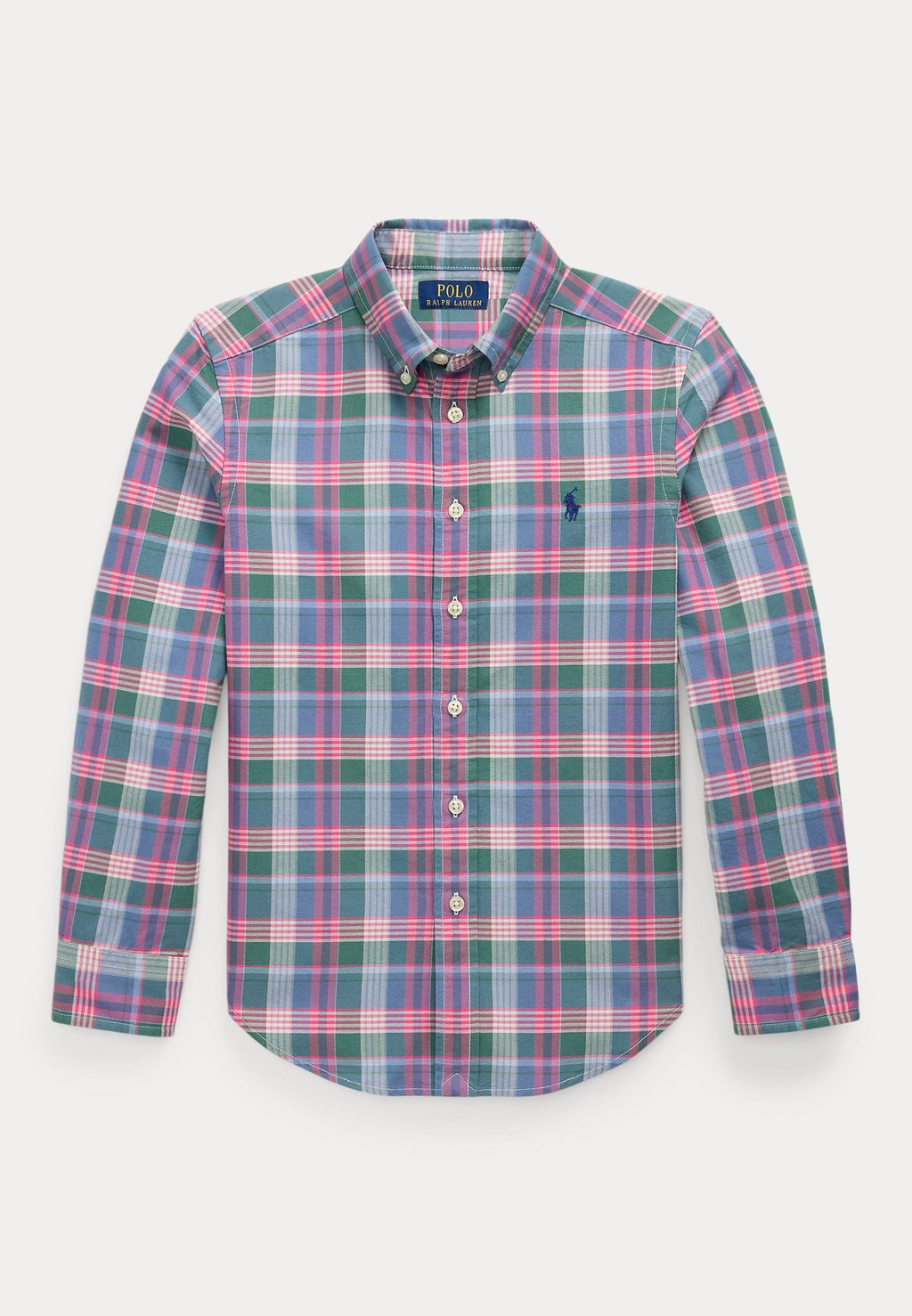 

Рубашка PLAID COTTON OXFORD SHIRT Polo Ralph Lauren, мультиколор