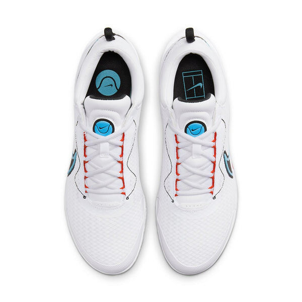 Кроссовки court zoom pro hc 'white baltic blue' Nike, белый — фото 4